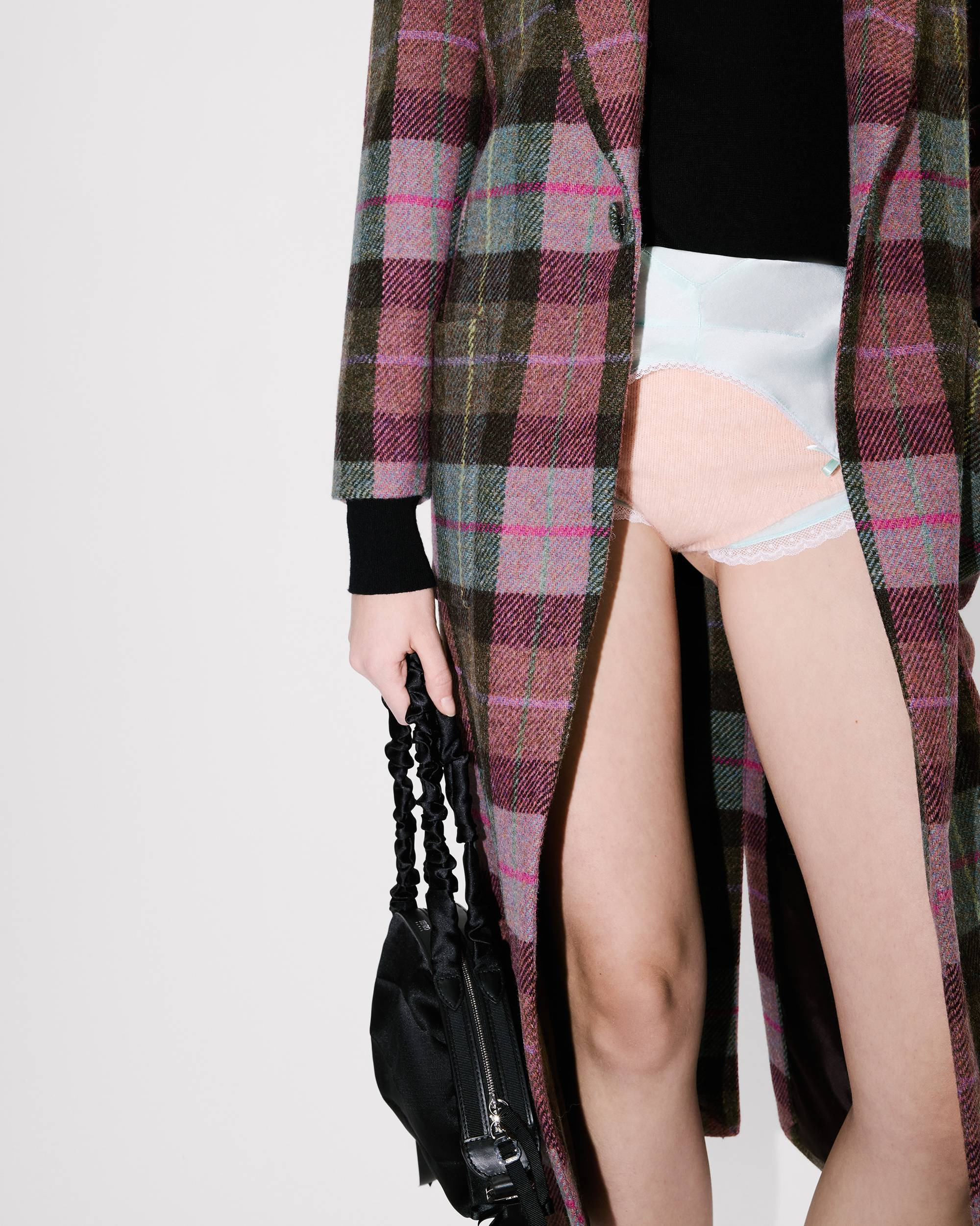 Long tailored jacket in Harris tweed - 8