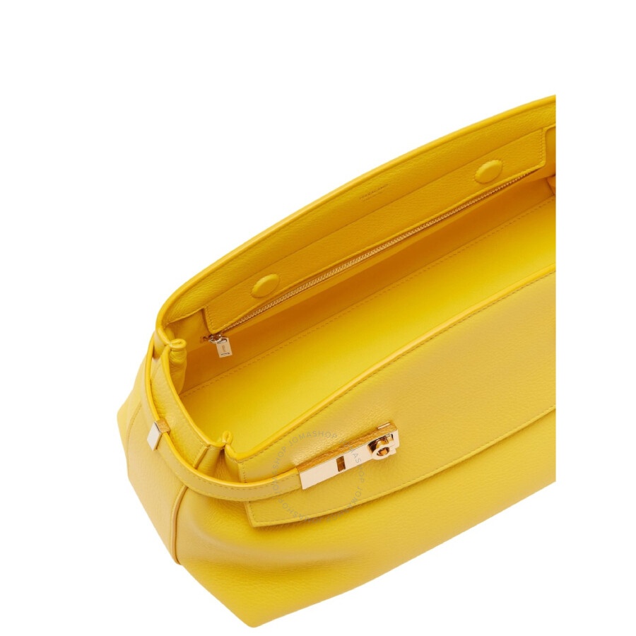 Ferragamo Hug Gancini-Buckled Calfskin Shoulder Bag - 4