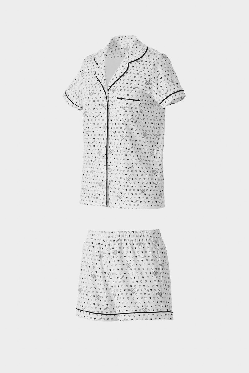 Short Sleeve Cotton Polo Pajama Set — MACKAGE x Roller Rabbit 12