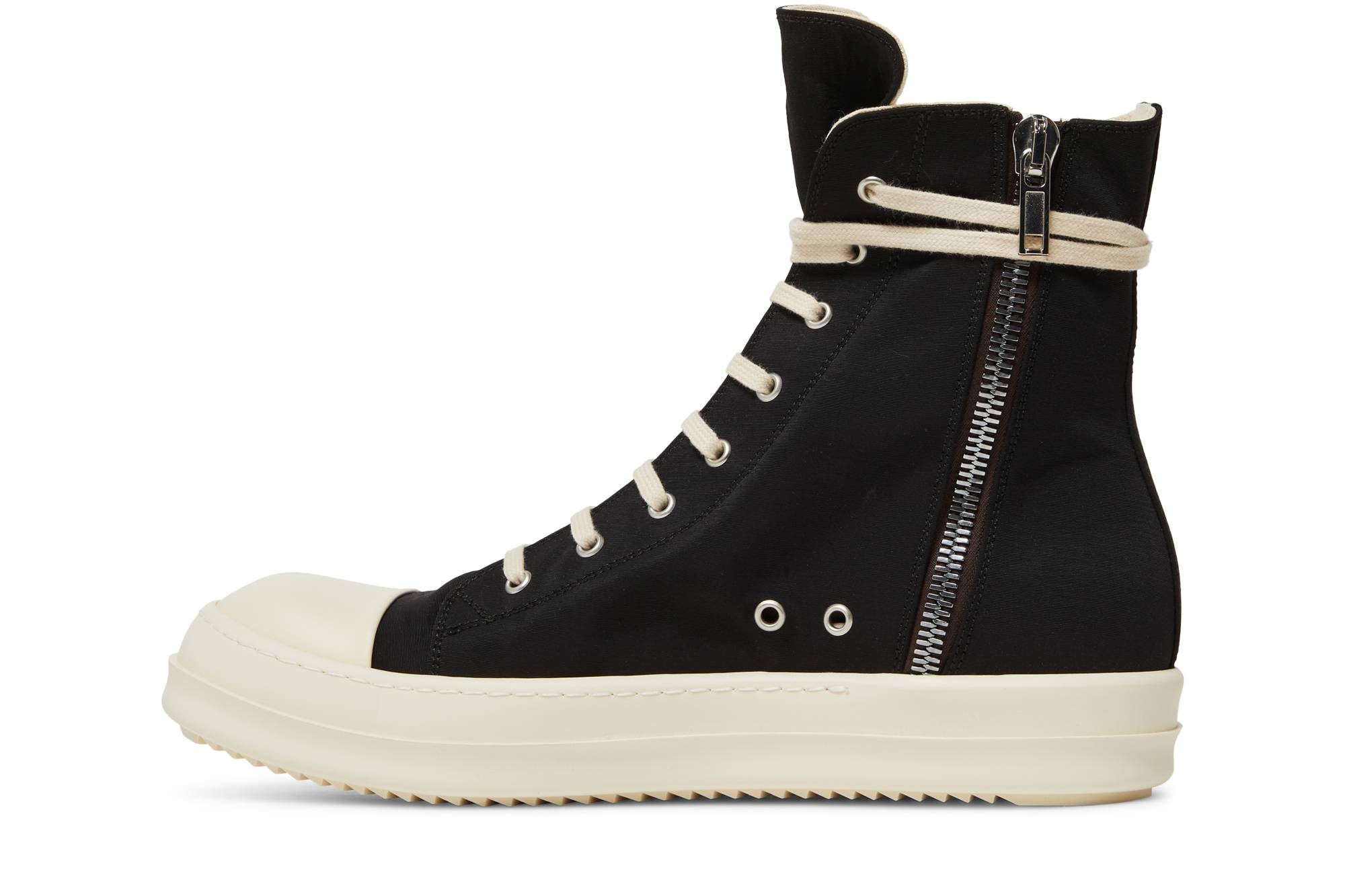 Rick Owens DRKSHDW Fogachine Cotton Nylon High 'Black Milk' - 3