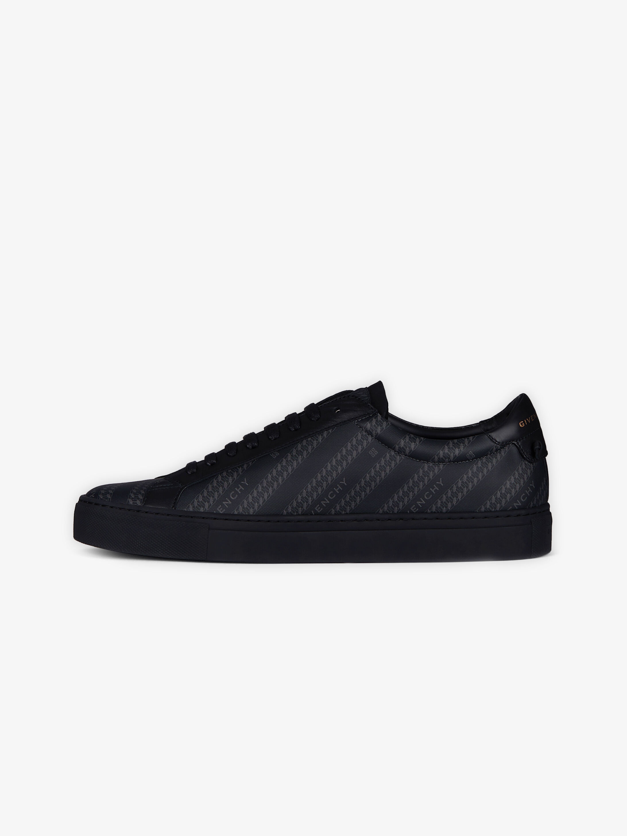 GIVENCHY Chain sneakers in perforated coated canvas - 5