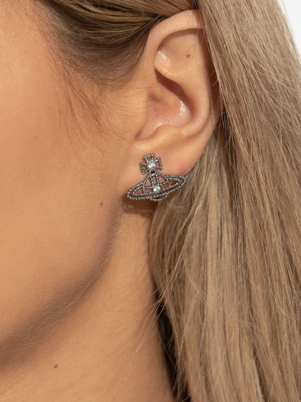 orb crystal-embellished earrings - 2