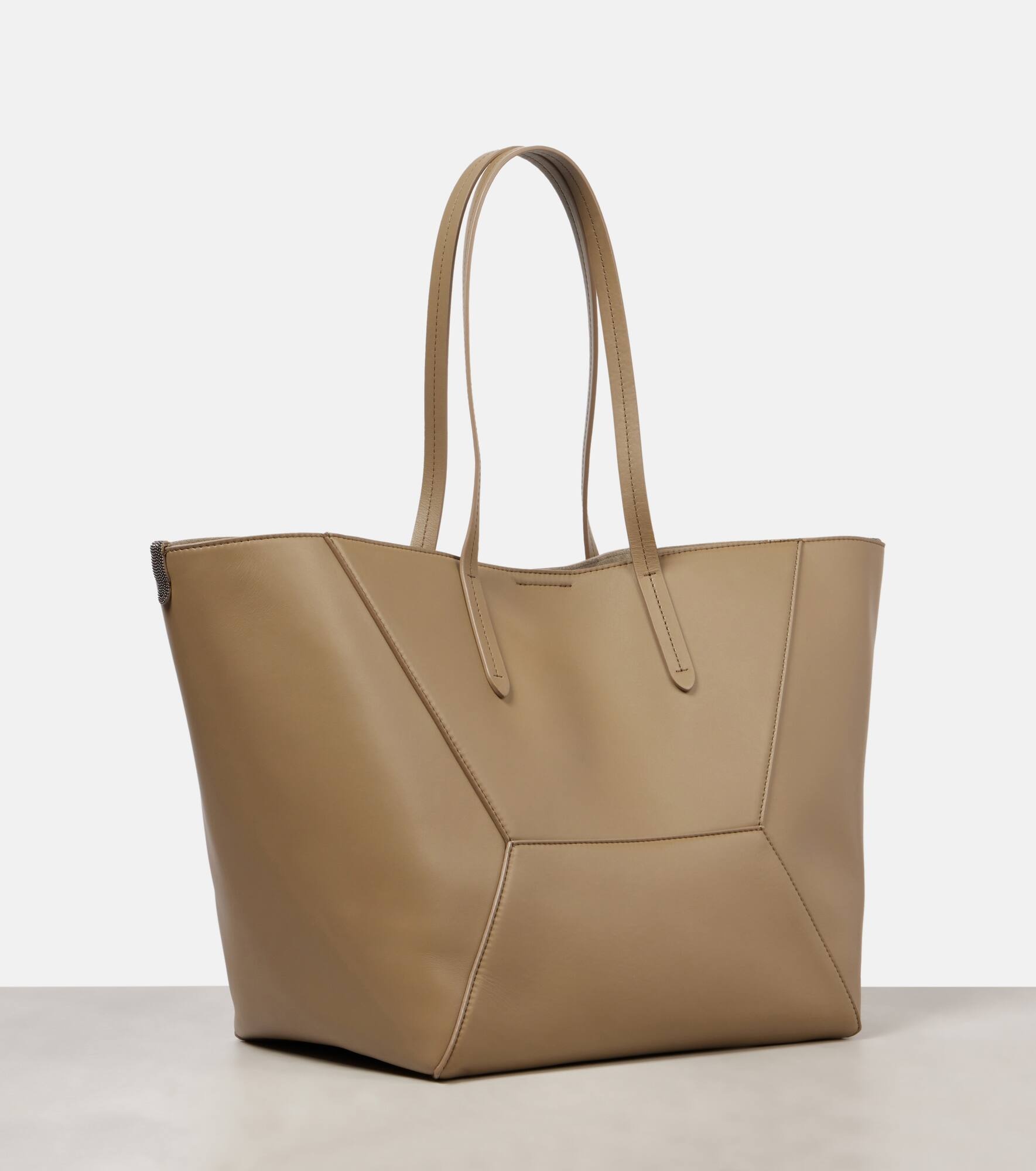 BC Duo Large leather tote bag - 4
