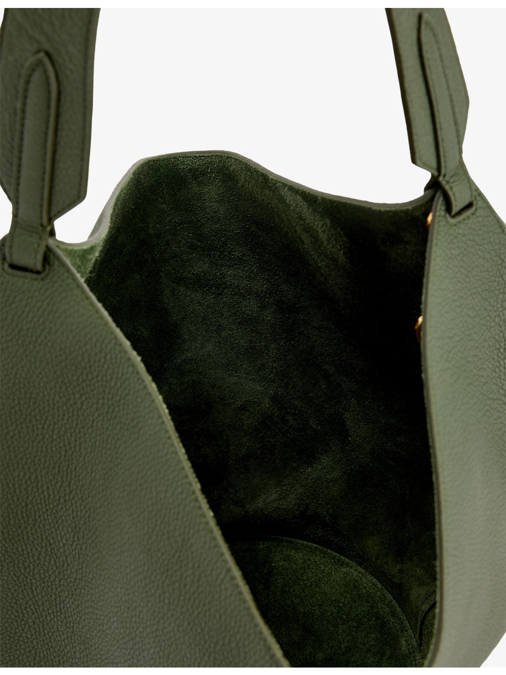 Lotus Small Leather Tote Bag - 5