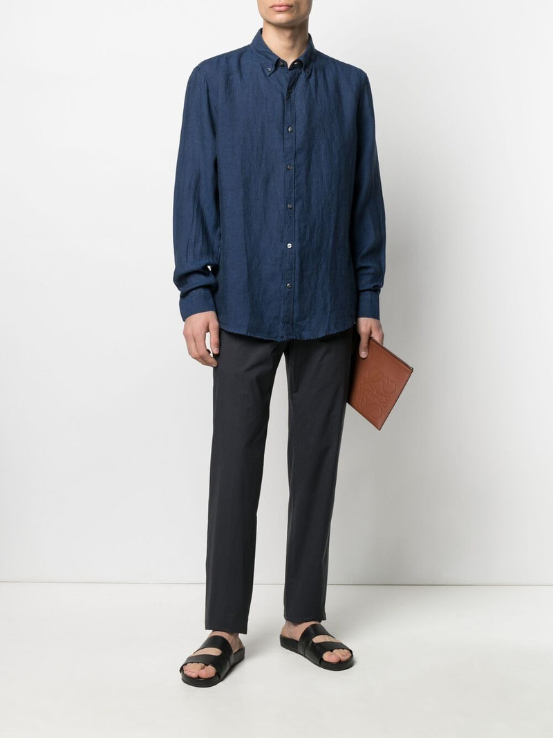 MICHAEL KORS button-down linen shirt outlook