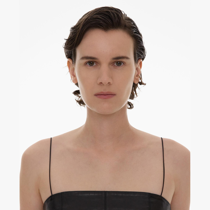 LACE-TRIMMED LEATHER TANK TOP 7