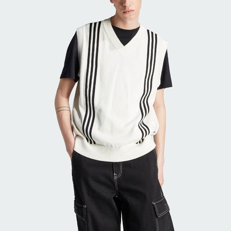 adidas adidas Originals Hack Knitted Vest 'White Black' IM4574 outlook