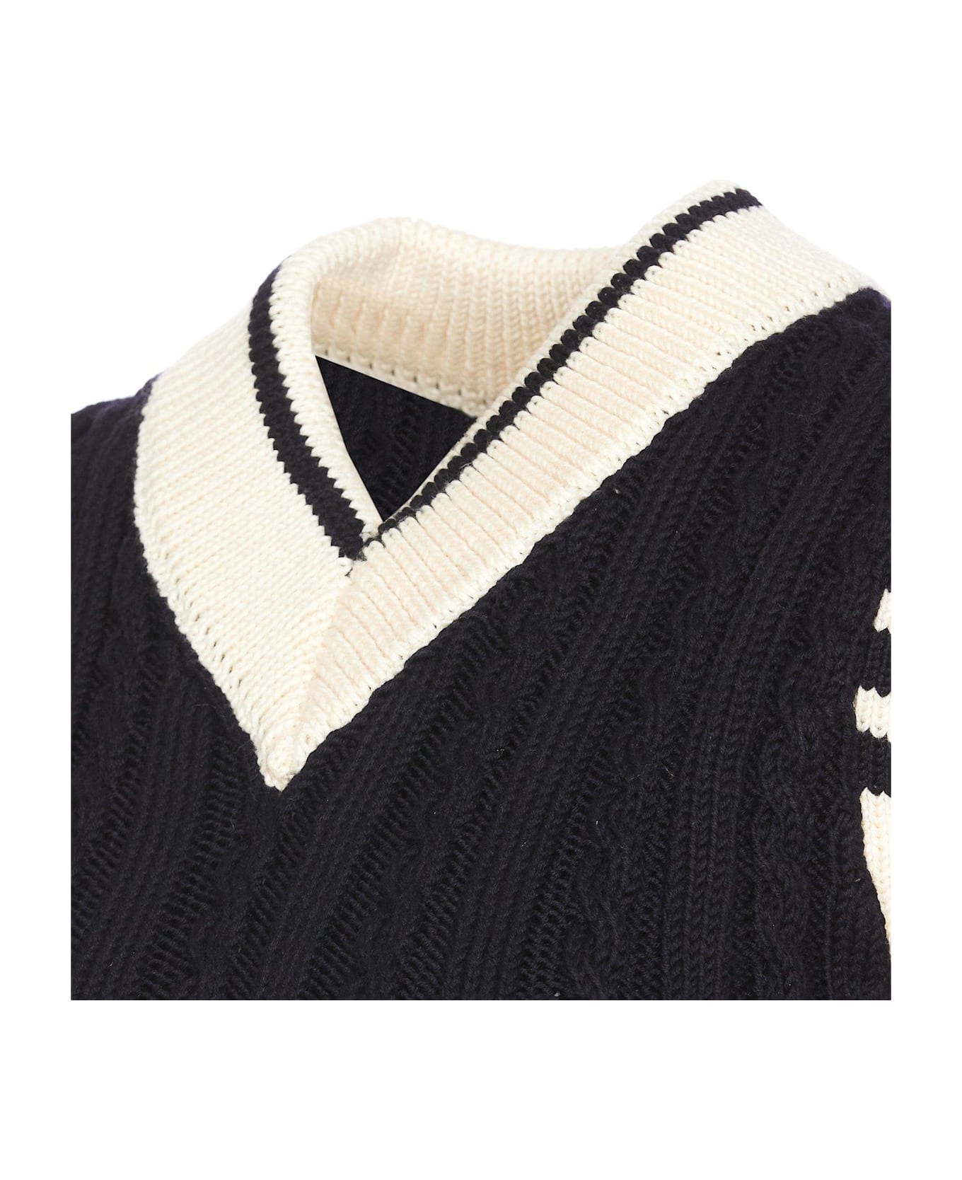 Cropped Sleeveless Jumper - 3