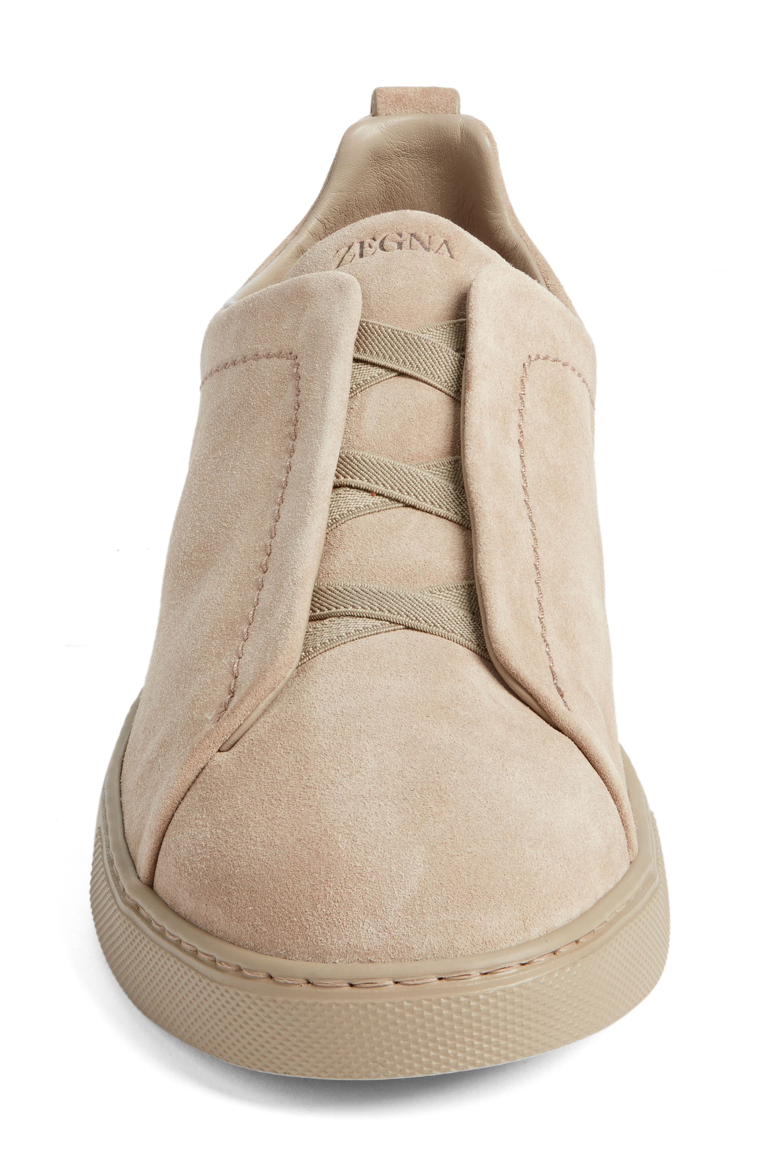 Triple Stitch Suede Sneaker - 4