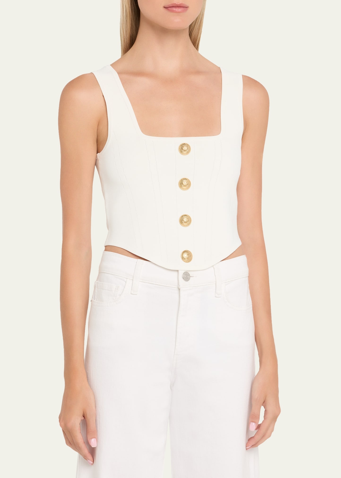 Saga Square-Neck Corset Top - 4