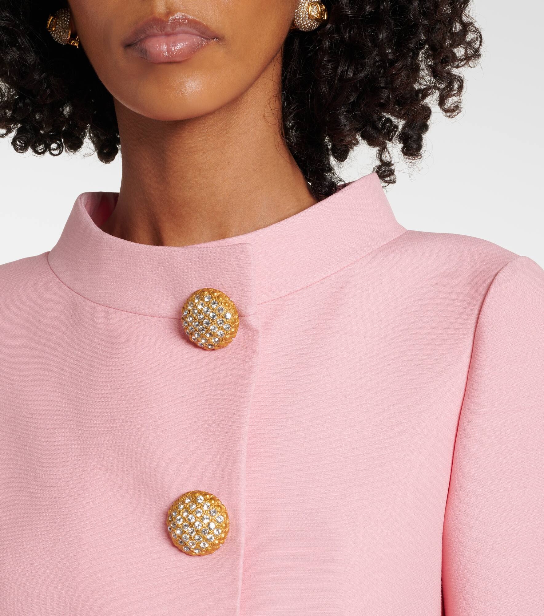 Crepe Couture embellished minidress - 4
