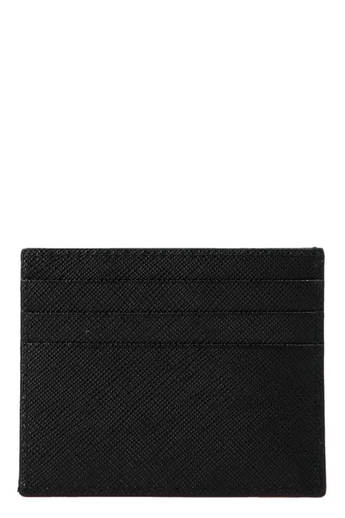 Logo leather card holder - 2