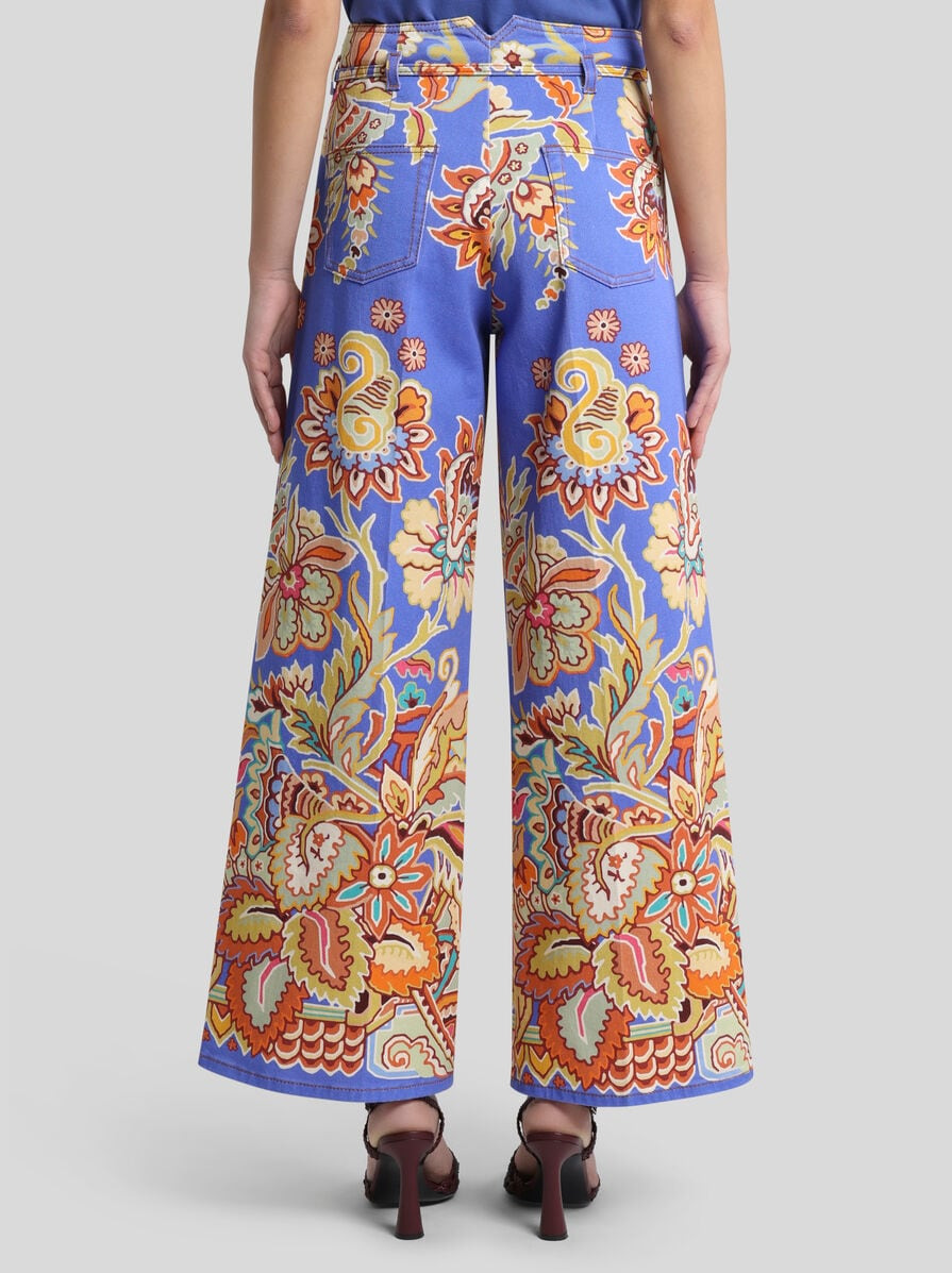 CULOTTE JEANS WITH BELT - 5