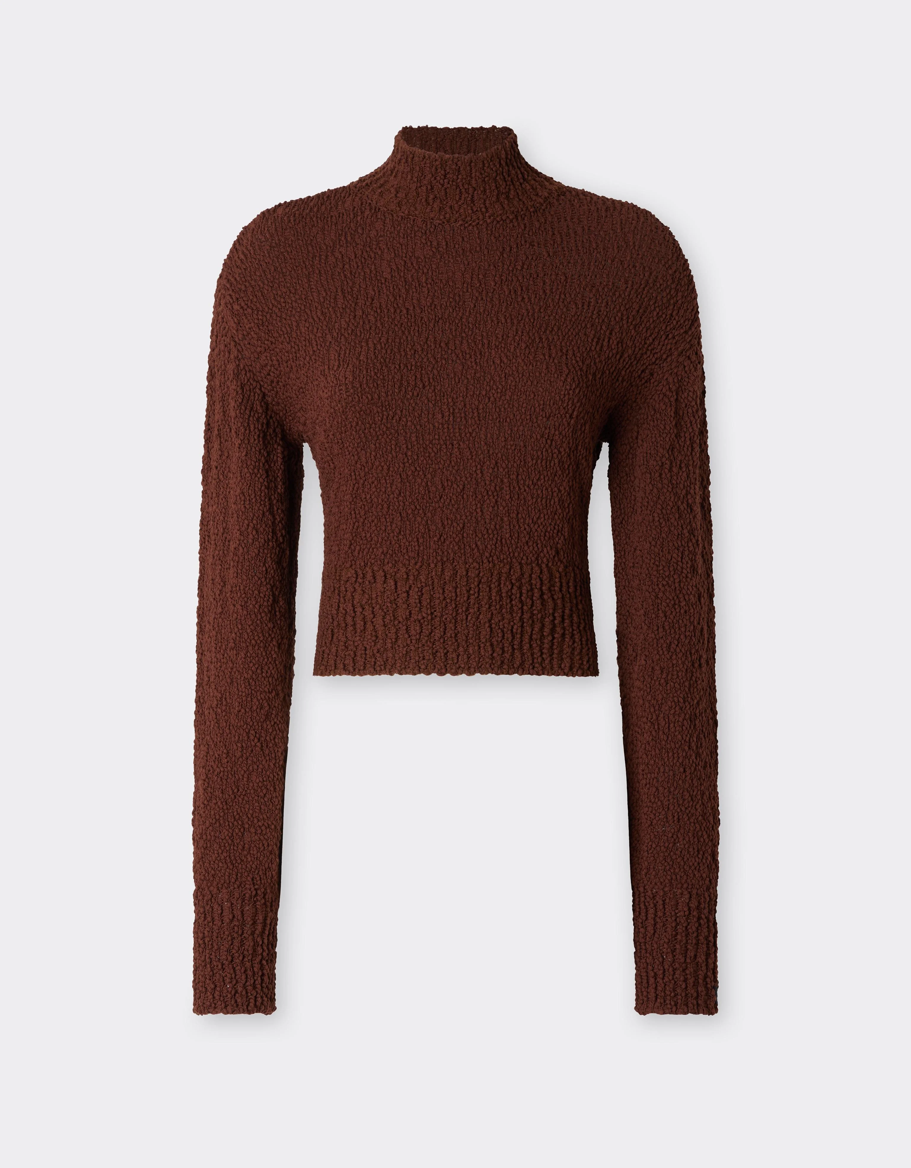 Wool Bouclé Turtleneck - 1
