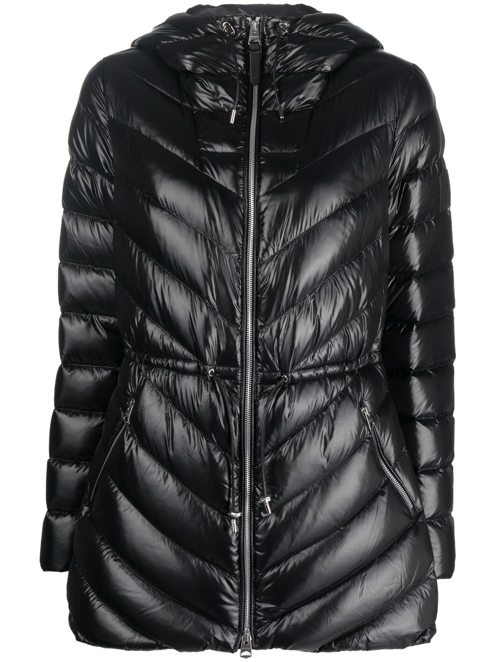 fitted-waist padded jacket - 1