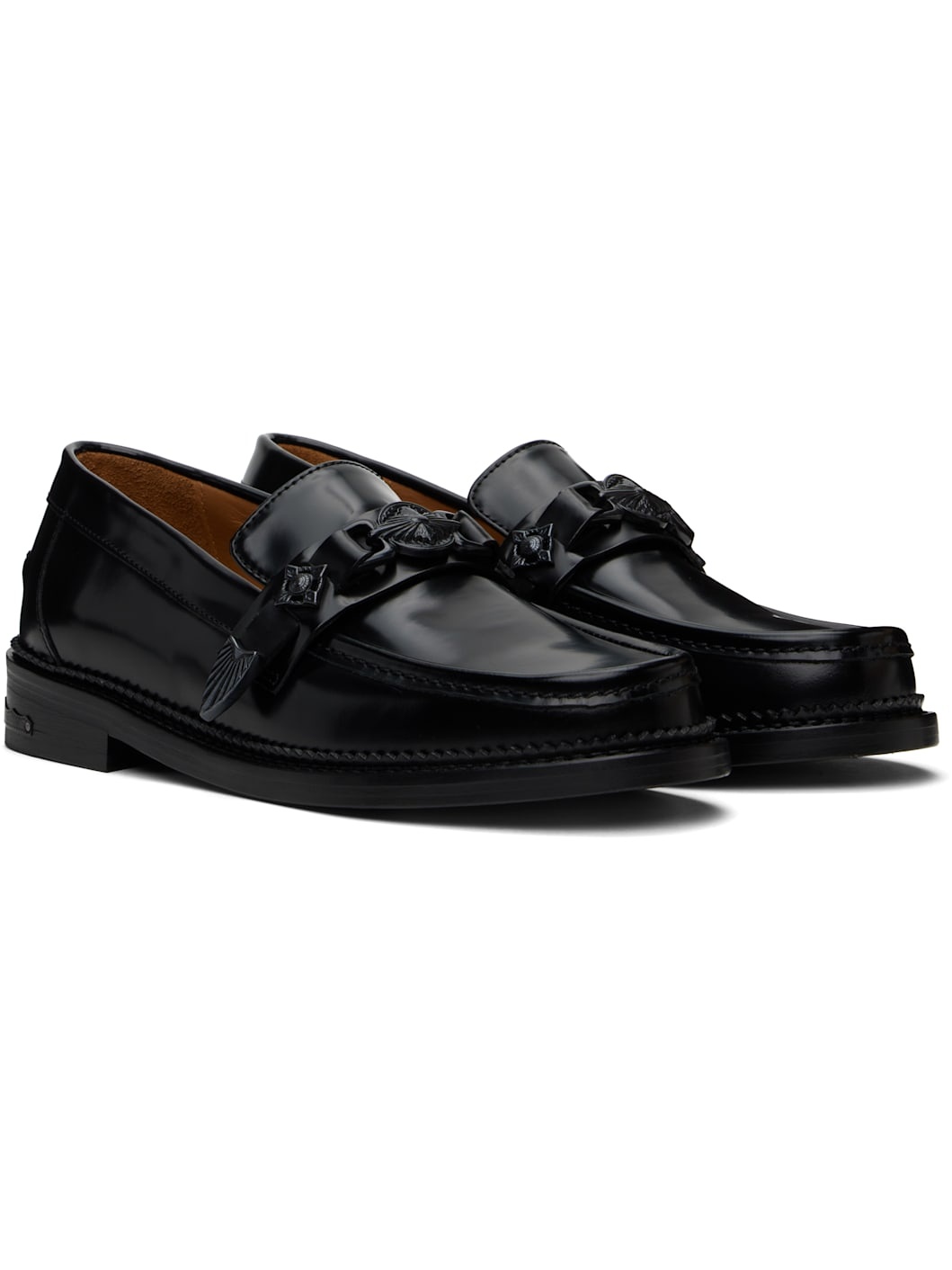 SSENSE Exclusive Black Loafers - 4