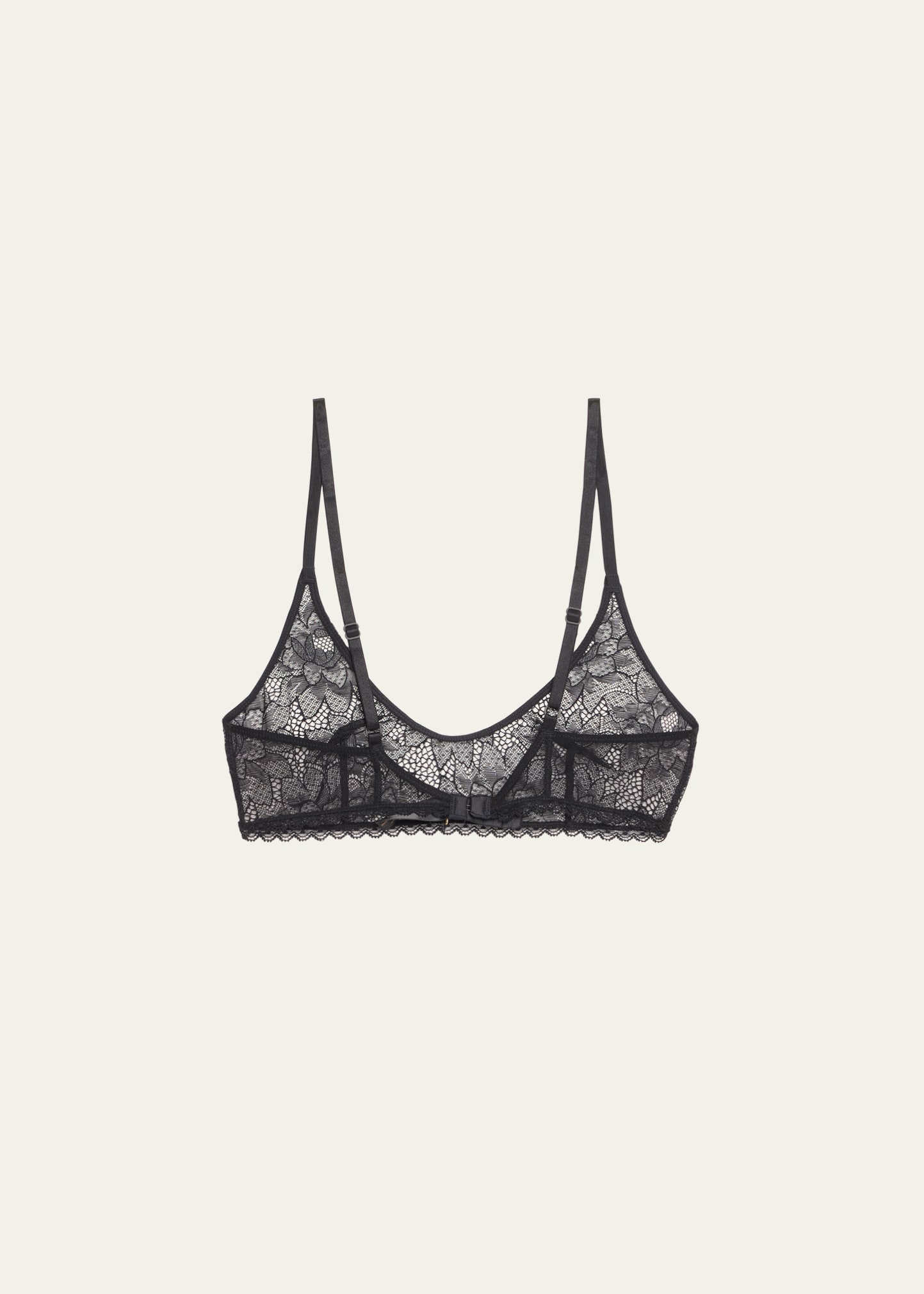 Dahlia Floral Lace Soft Bra - 2