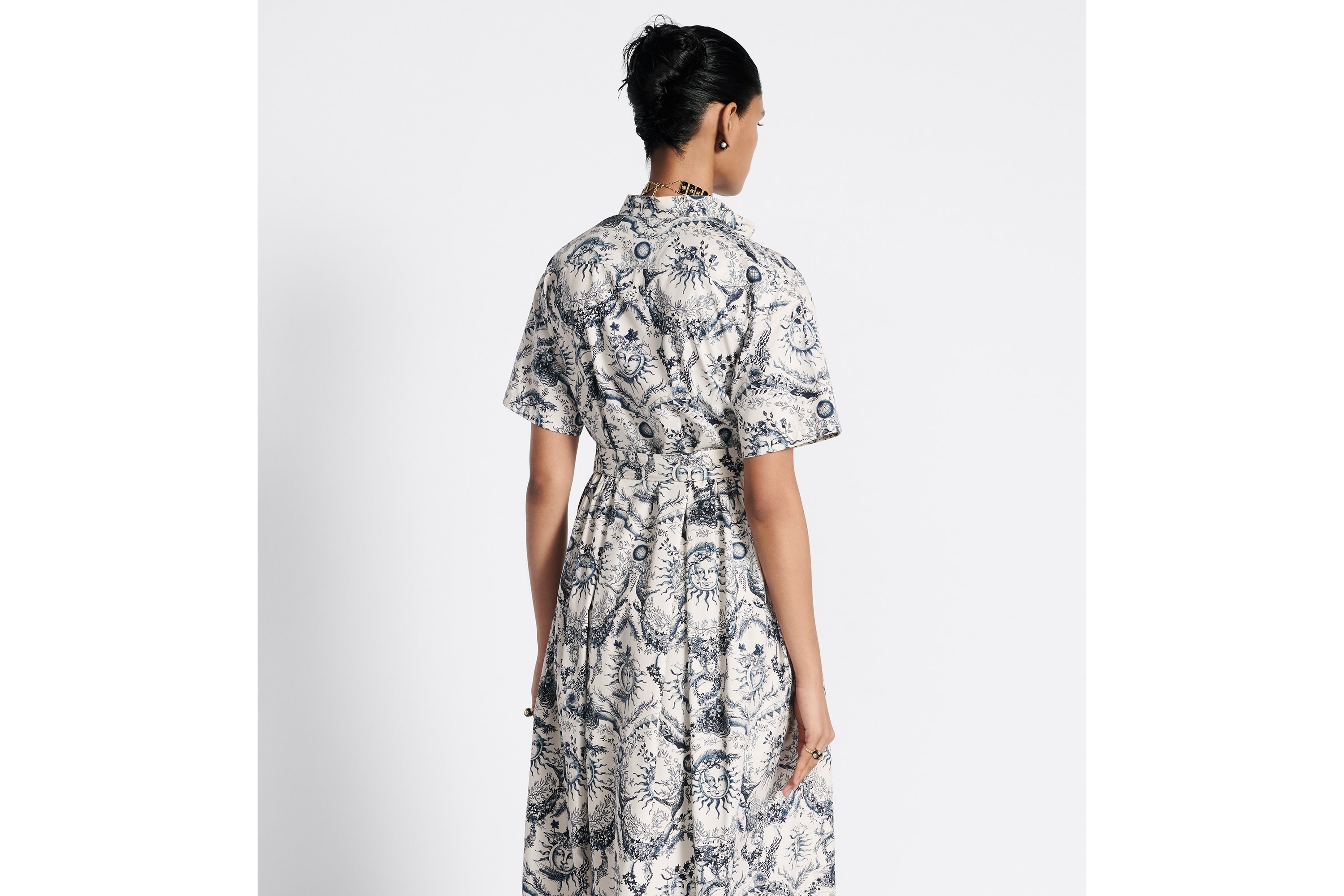 Mid-Length Shirt Dress - 6
