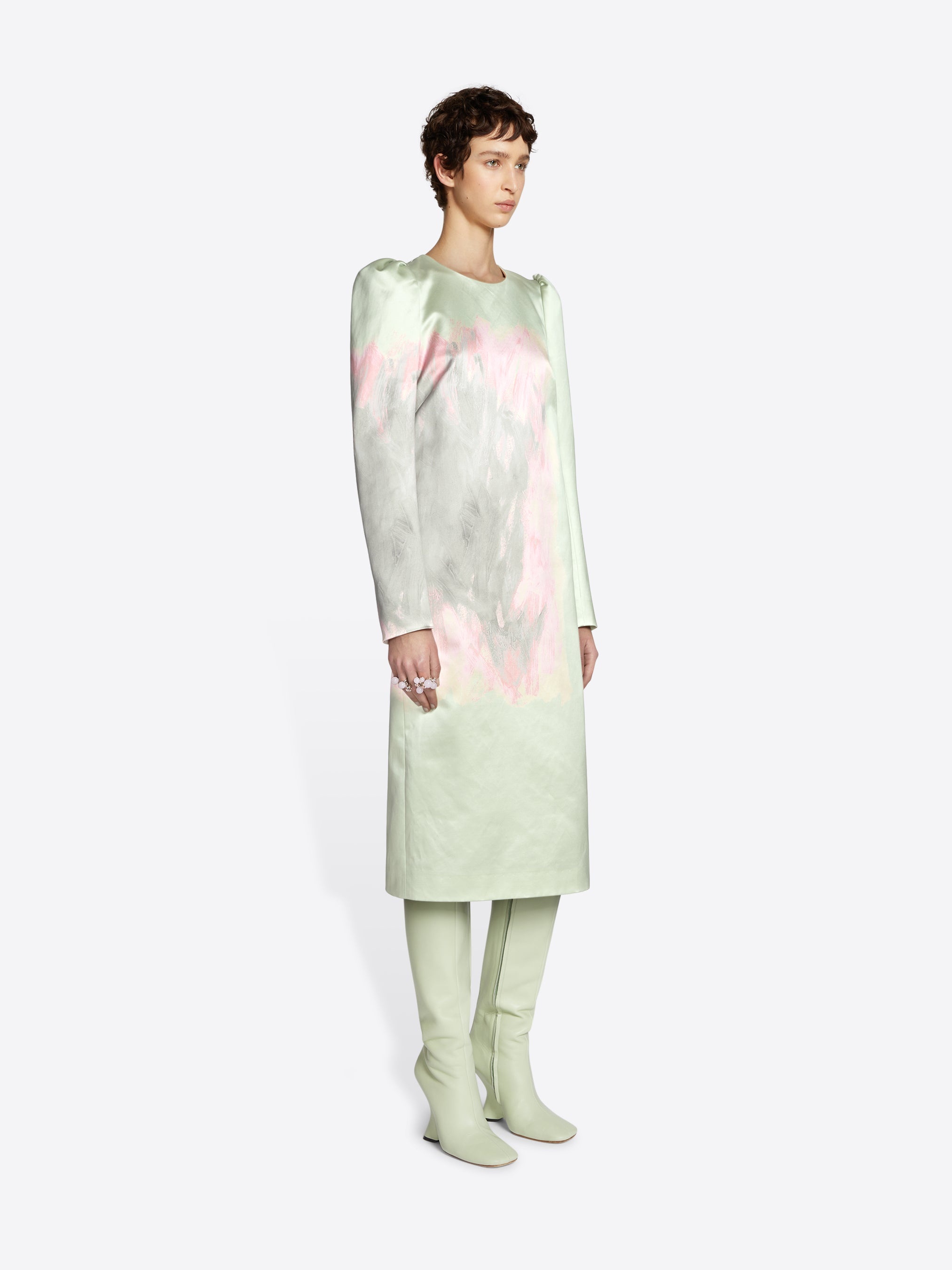 PRINTED SACK DRESS - 3
