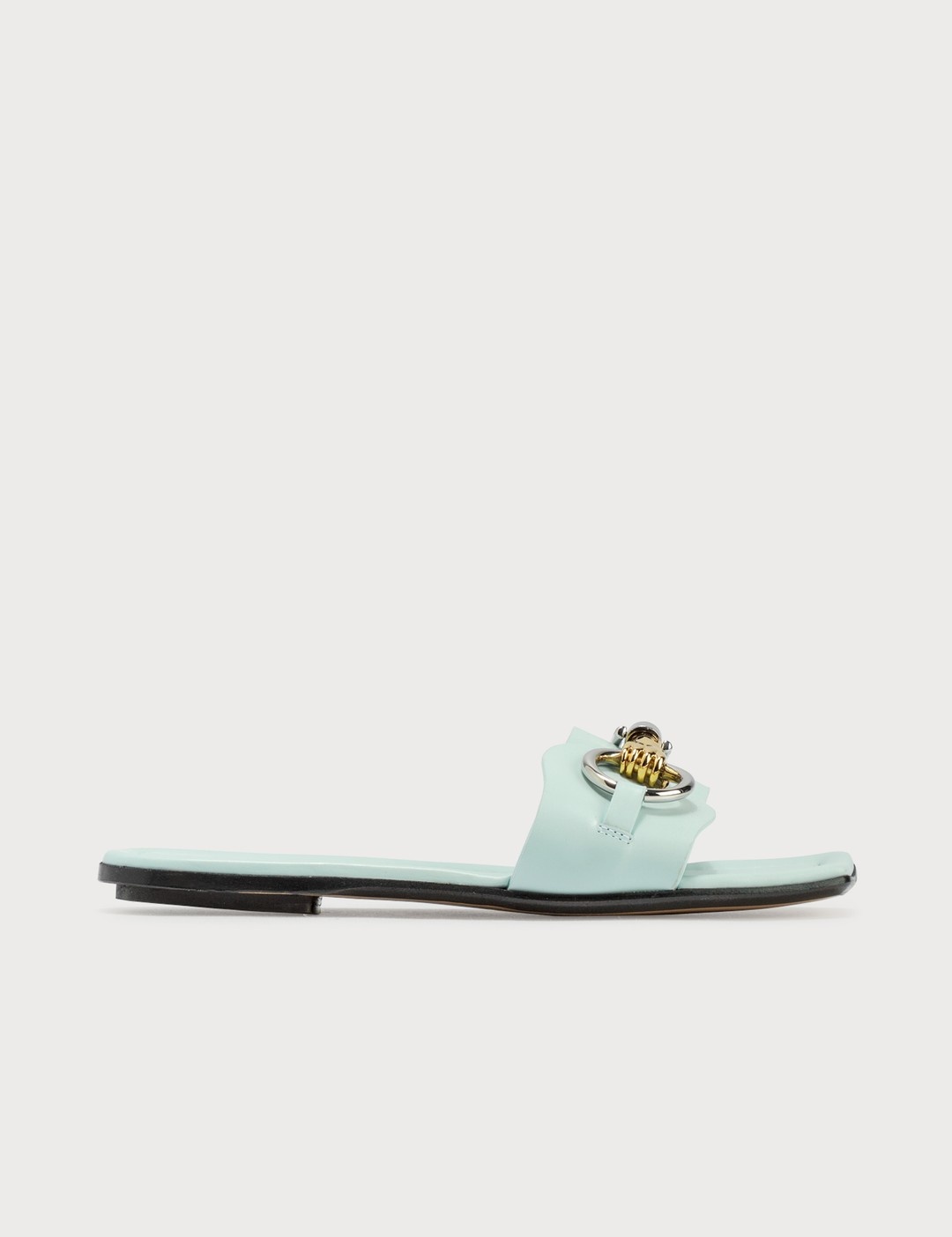 FLAT JEWELED SANDAL - 1