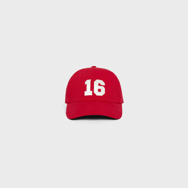 CELINE 16 baseball cap in cotton outlook
