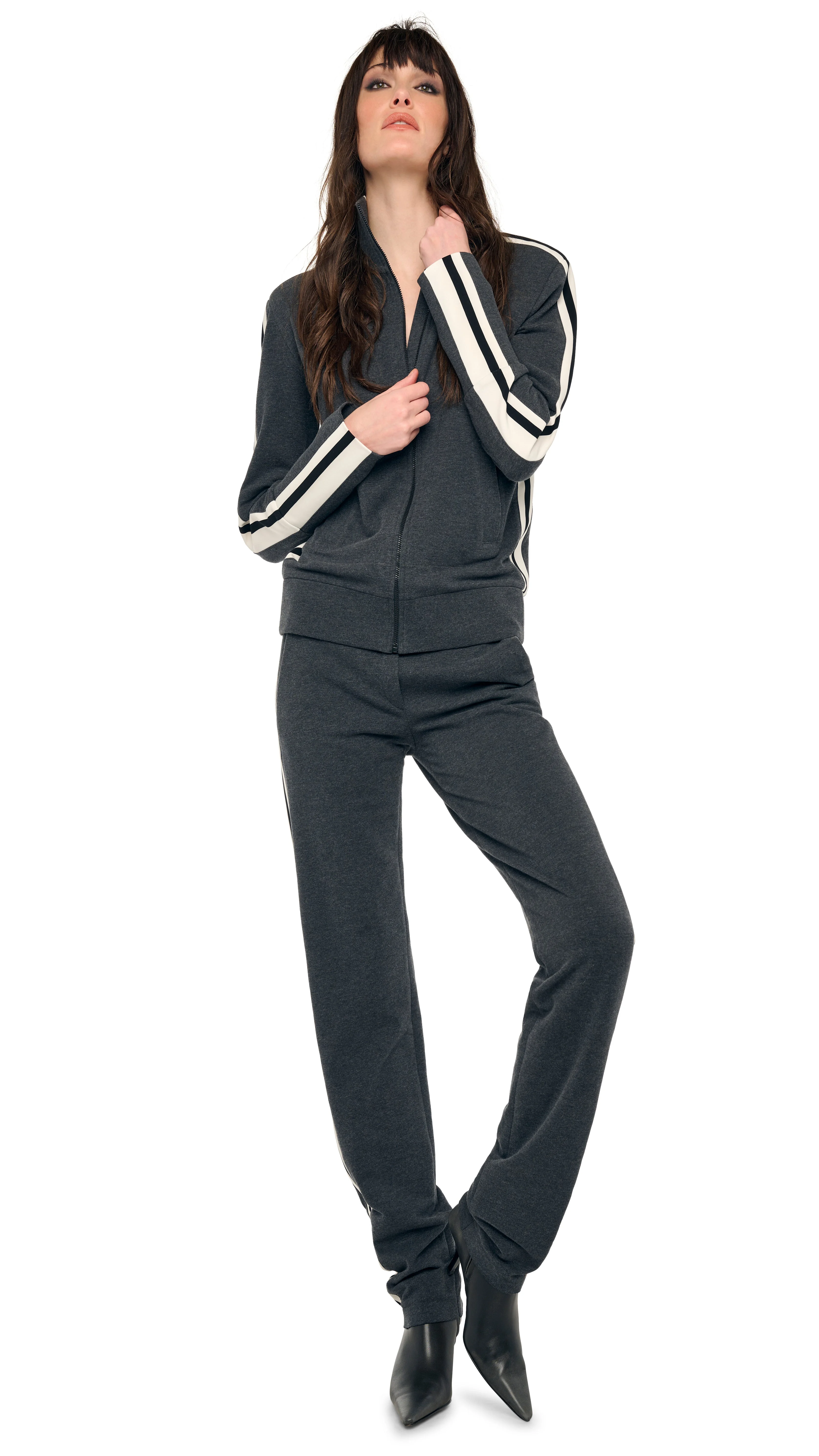 SIDE STRIPE TURTLE JACKET - 1