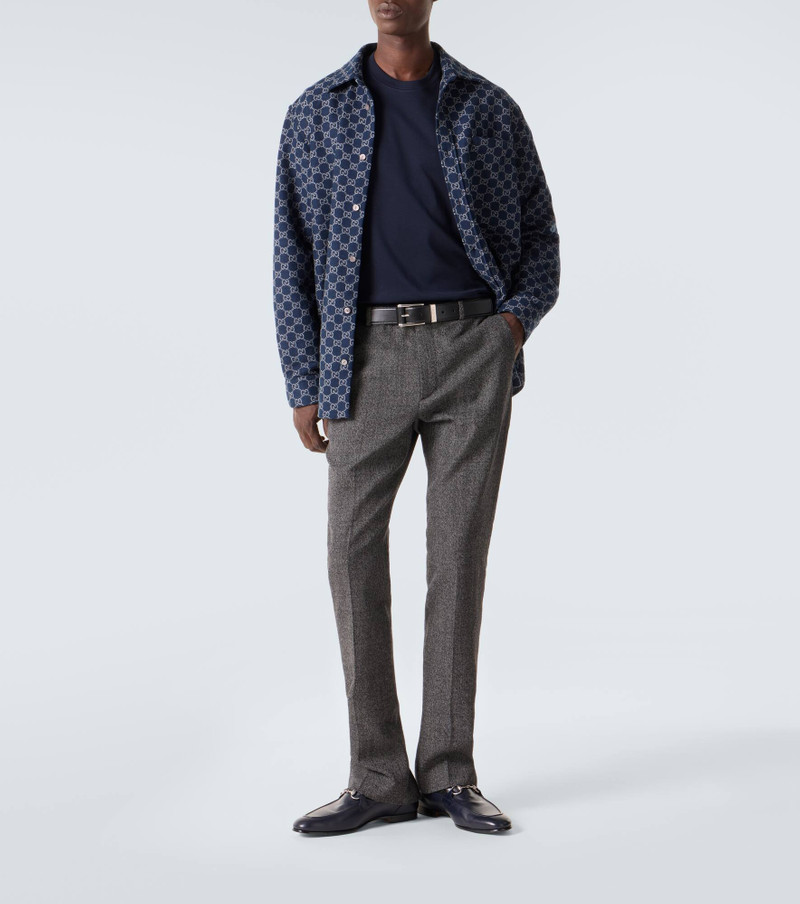 GUCCI Gucci Jordaan Horsebit leather loafers outlook