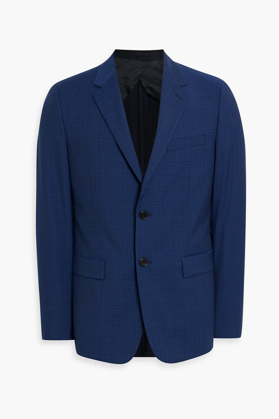 Chambers checked wool suit jacket - 1