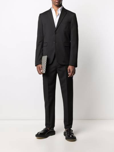 Alexander McQueen pressed-crease tailored trousers outlook