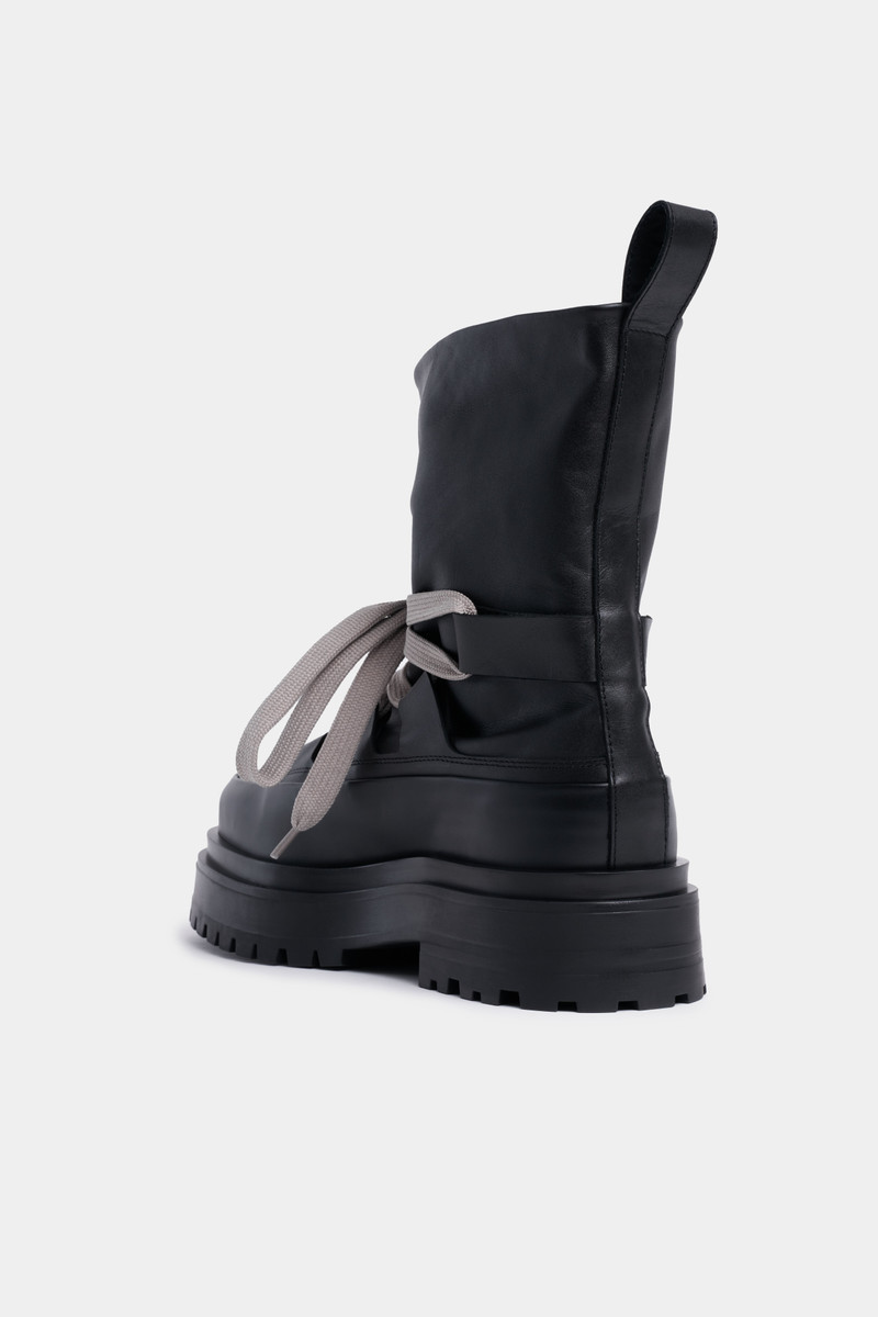 Stutterheim Lace Walker Leather Black outlook