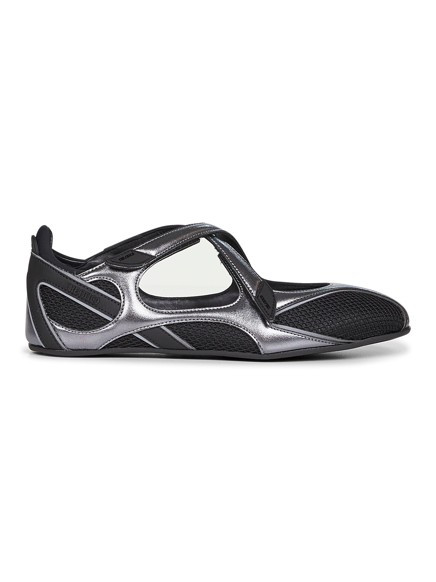 Black "Floor 01" ballet flats - 1