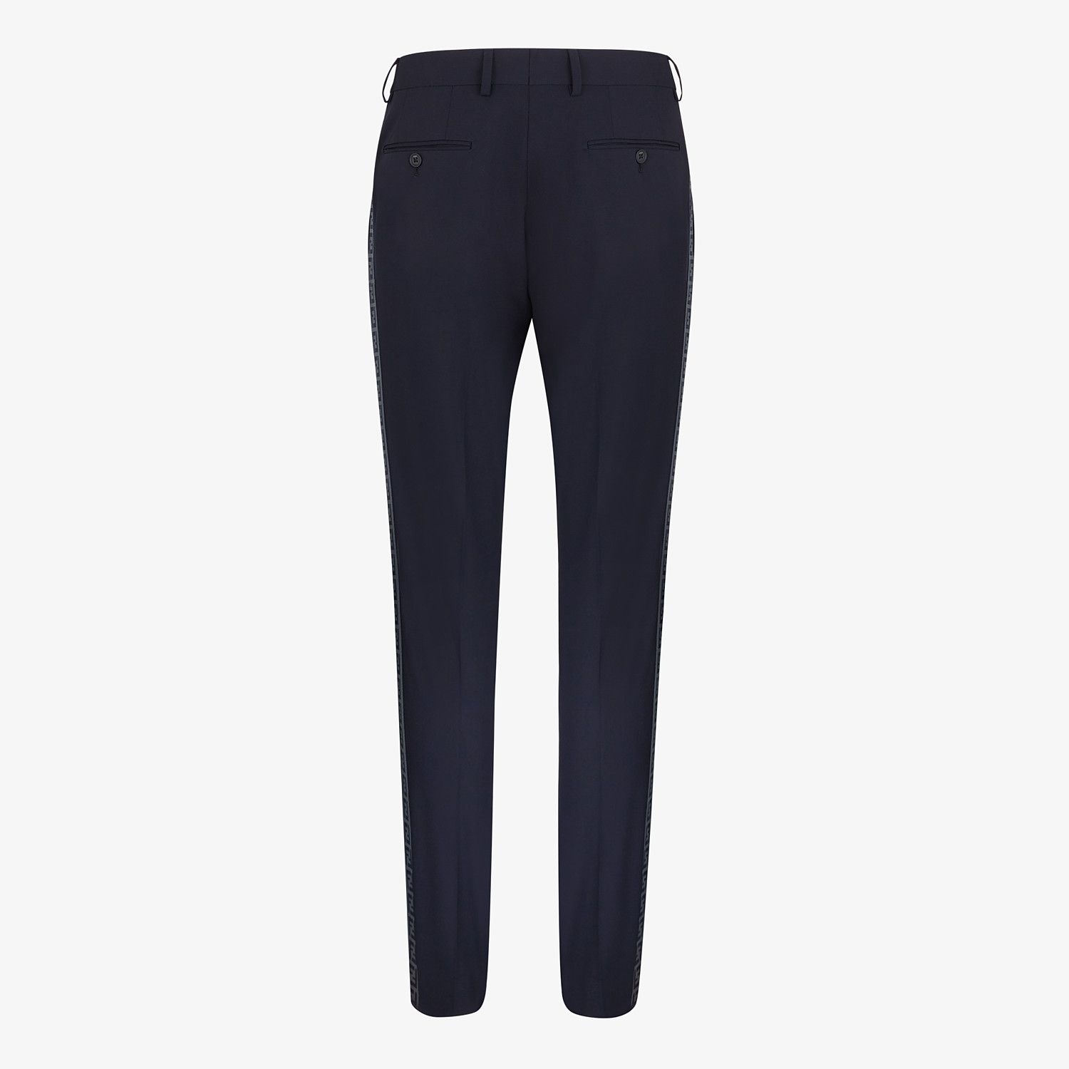 Blue wool pants - 2