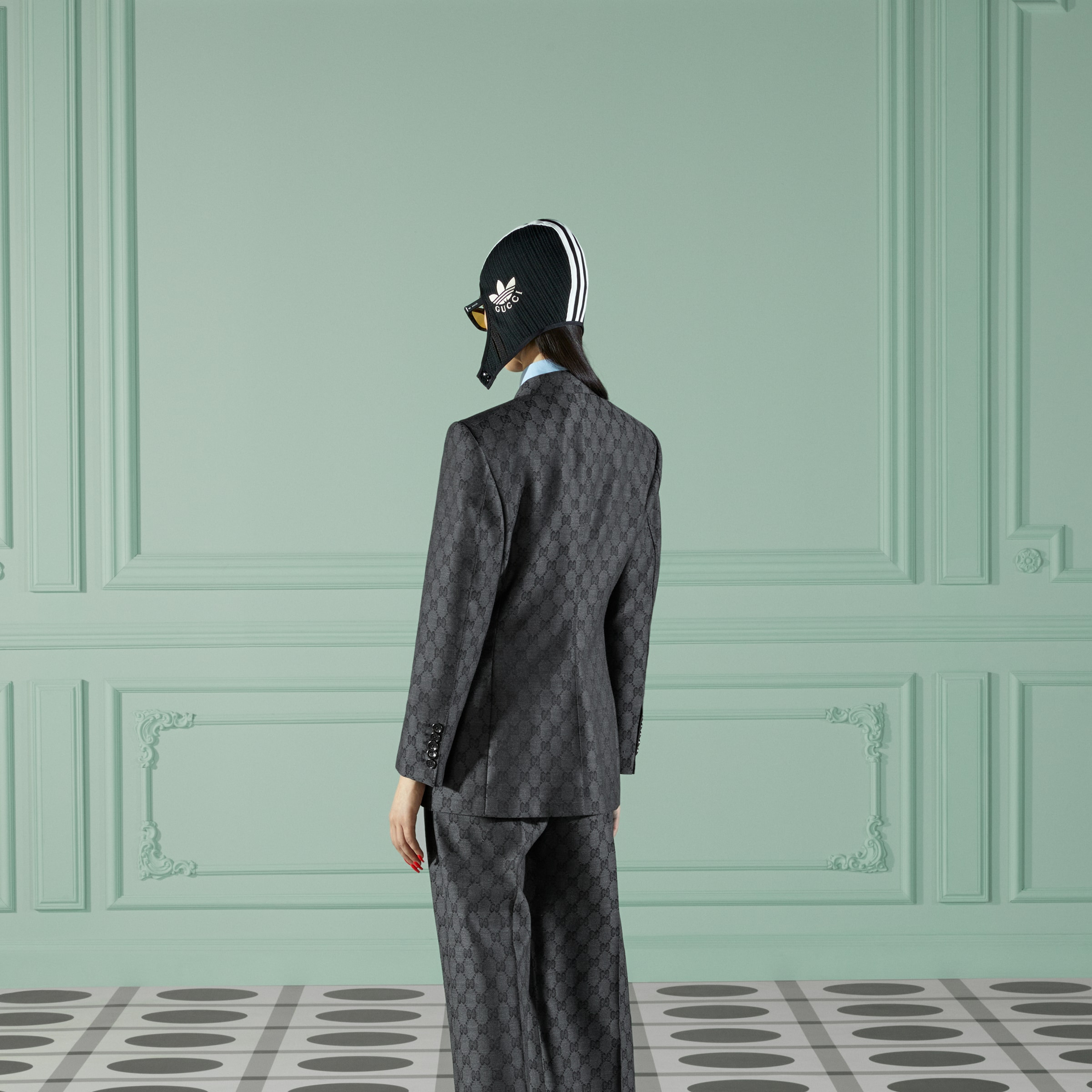 GG wool jacquard jacket - 8