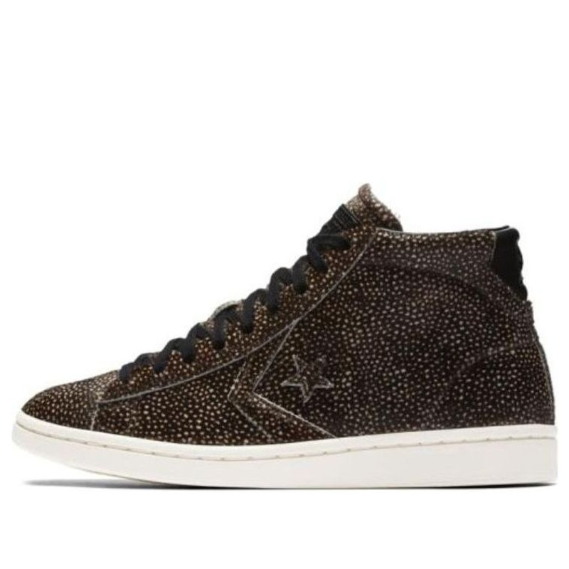 (WMNS) Converse Pro Leather LP Mid 'Black White Egret' 558017C - 1