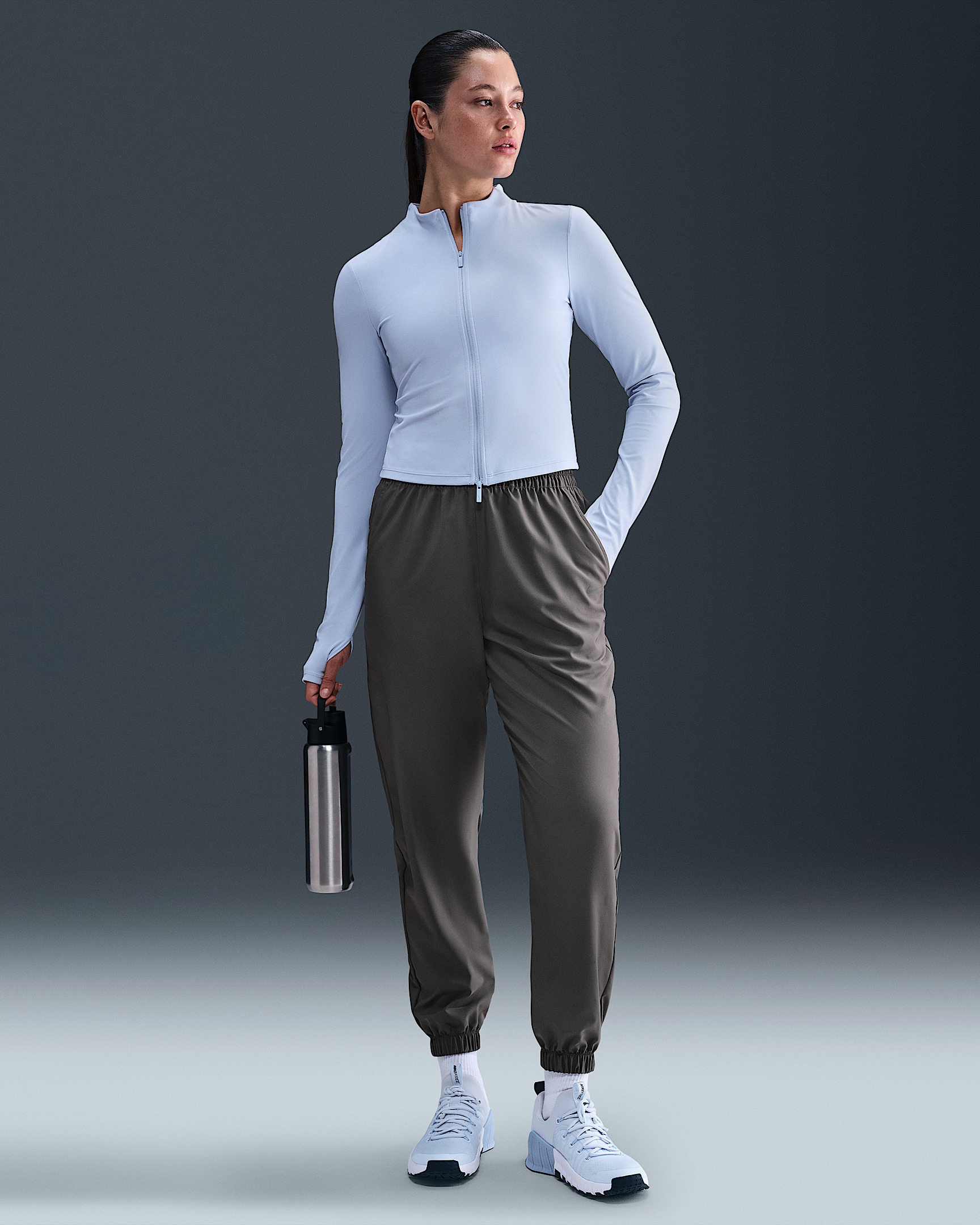 Nike One Women's Dri-FIT High-Waisted 7/8 Joggers - 1