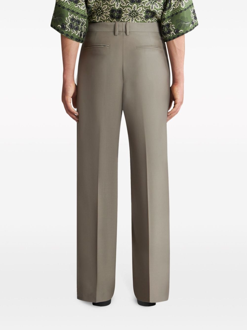 wool tailored trousers - 4