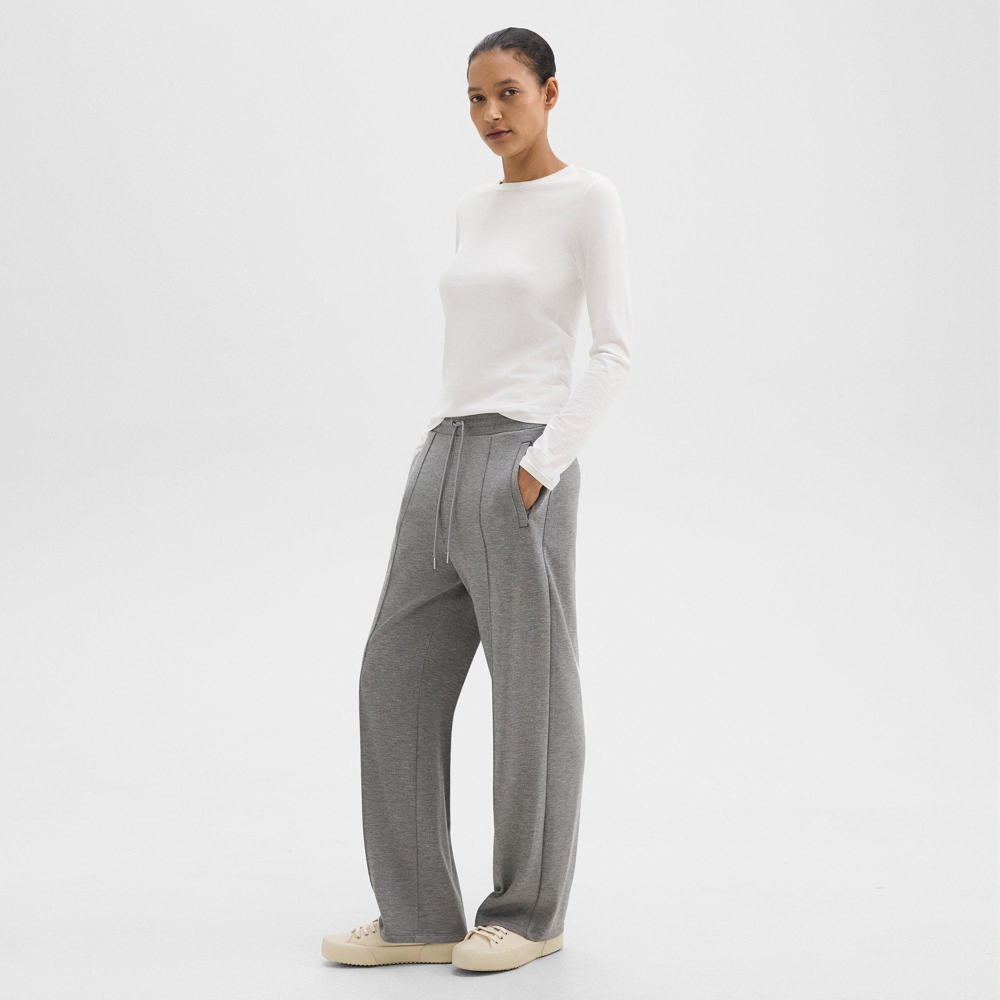 Track Pant in Double-Knit Jersey - 3