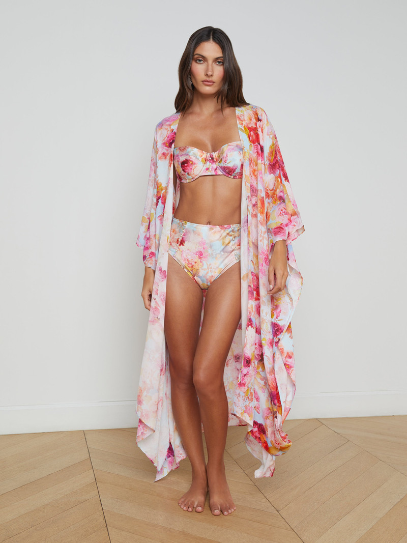 L'AGENCE Kara Kimono Cover-Up outlook