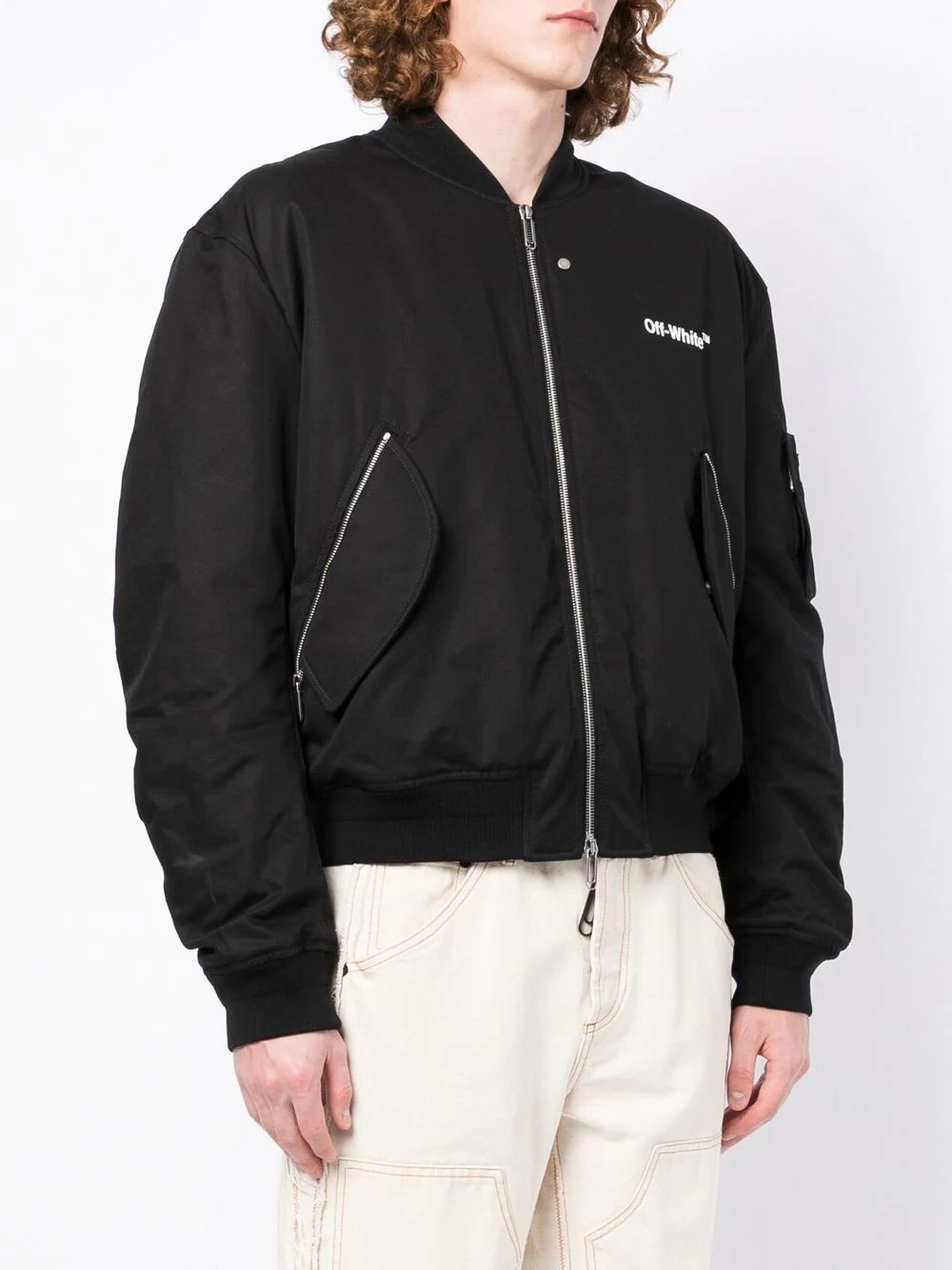 Off-White Diag print bomber jacket | REVERSIBLE