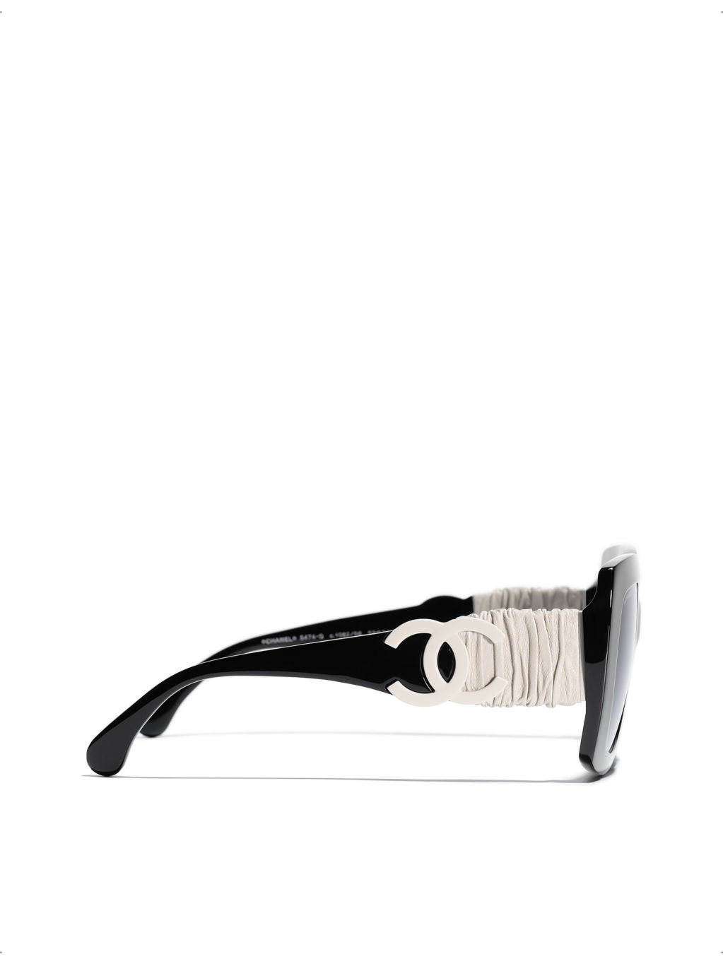 CH5474Q rectangular-frame leather and acetate sunglasses - 3