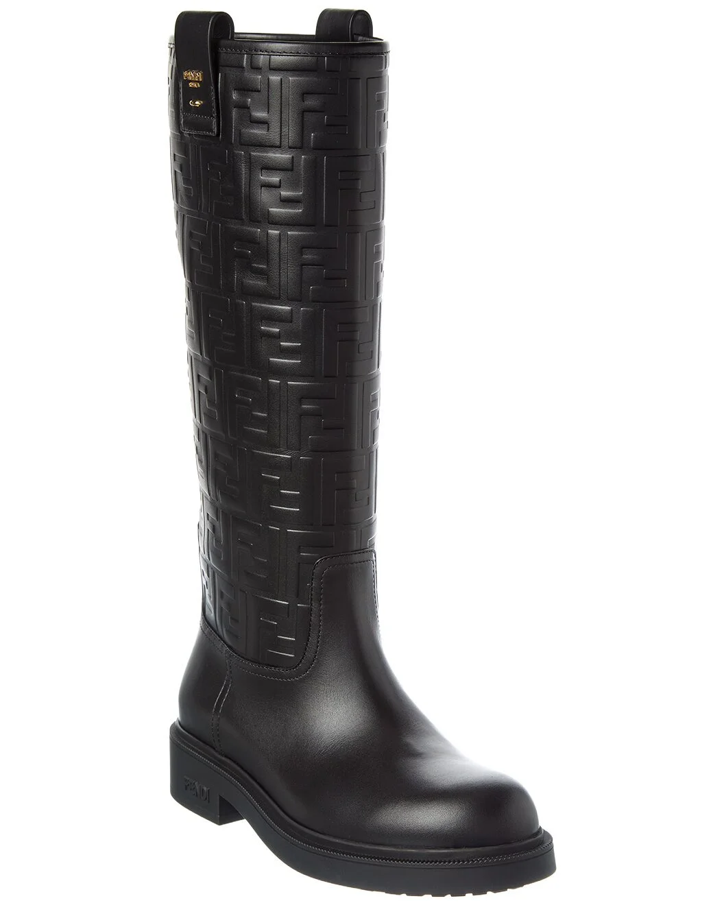 FENDI Filo FF Leather Knee-High Boot - 1