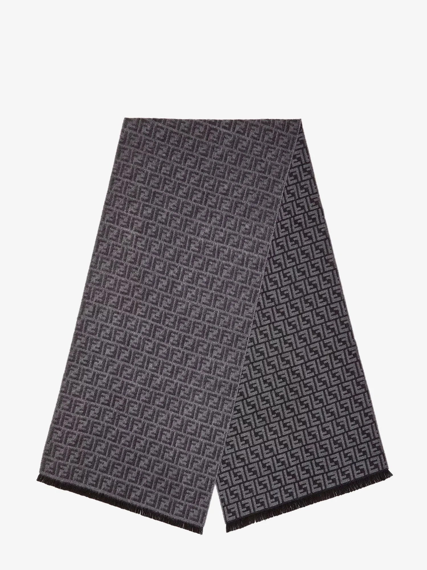 Fendi Men Ff Virgin Wool Scarf - 1