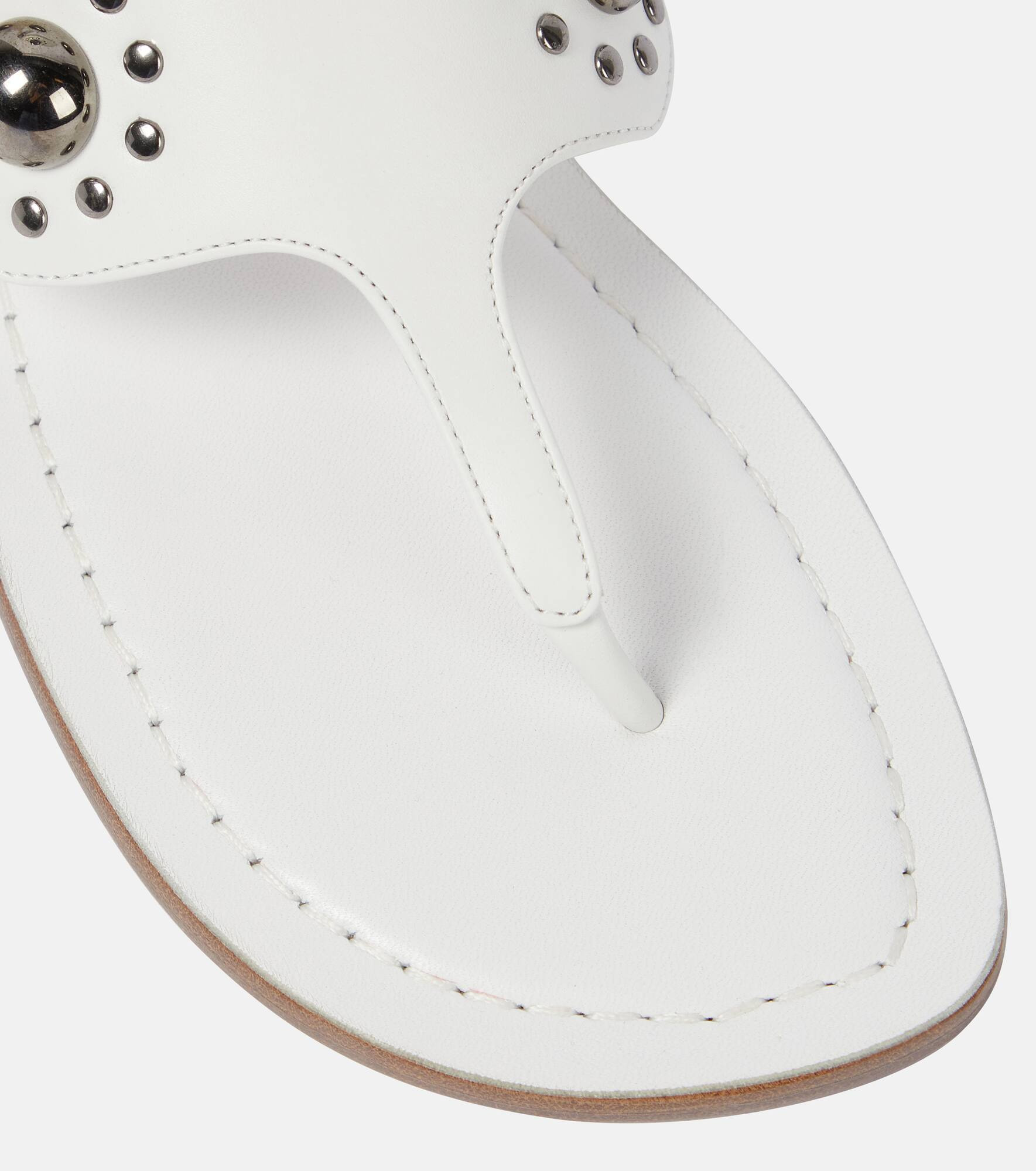 Studded thong sandals - 6