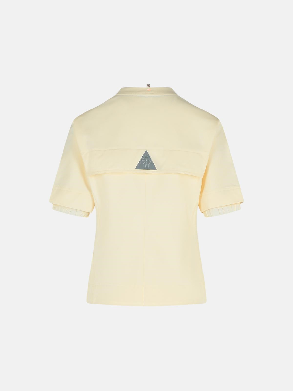 IVORY COTTON T-SHIRT - 3