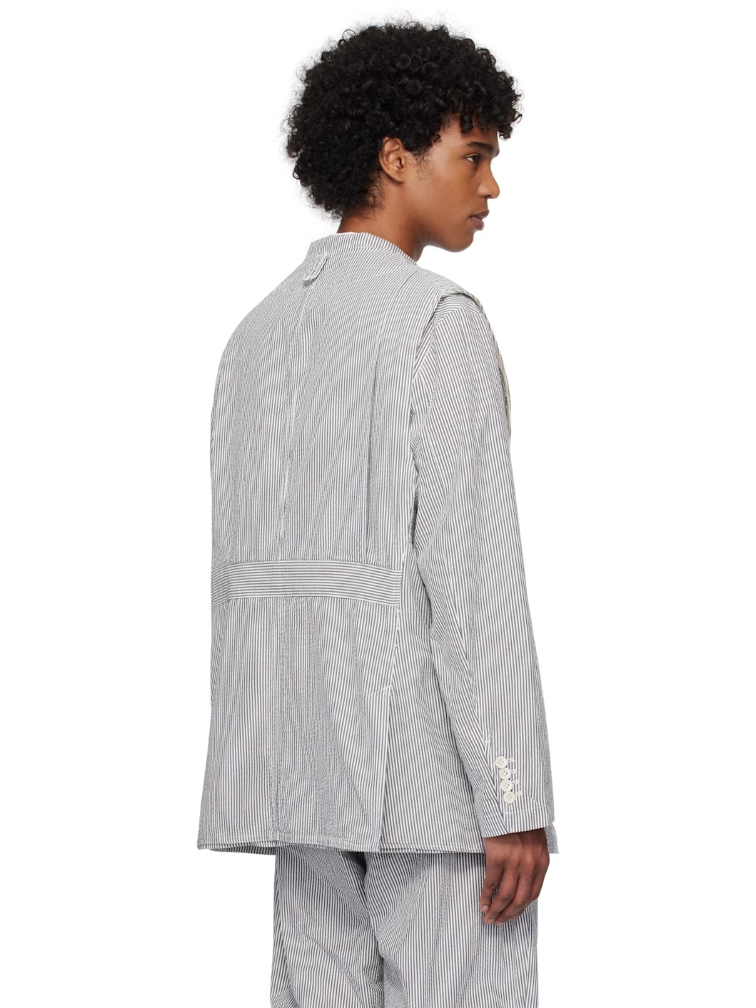 Navy & White Hunting Vest - 3