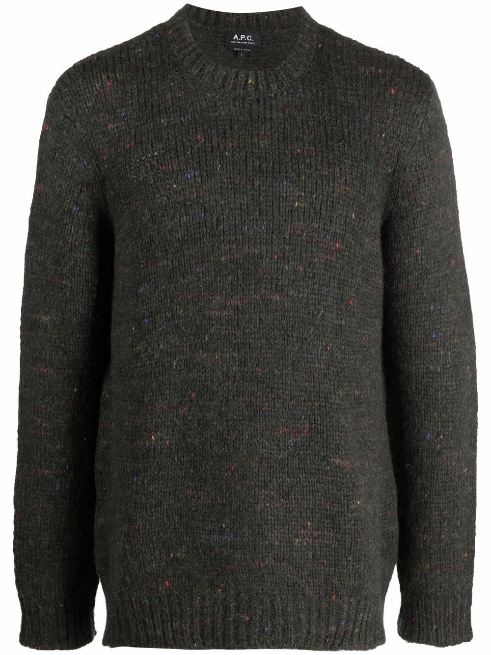 crew neck knitted jumper - 1