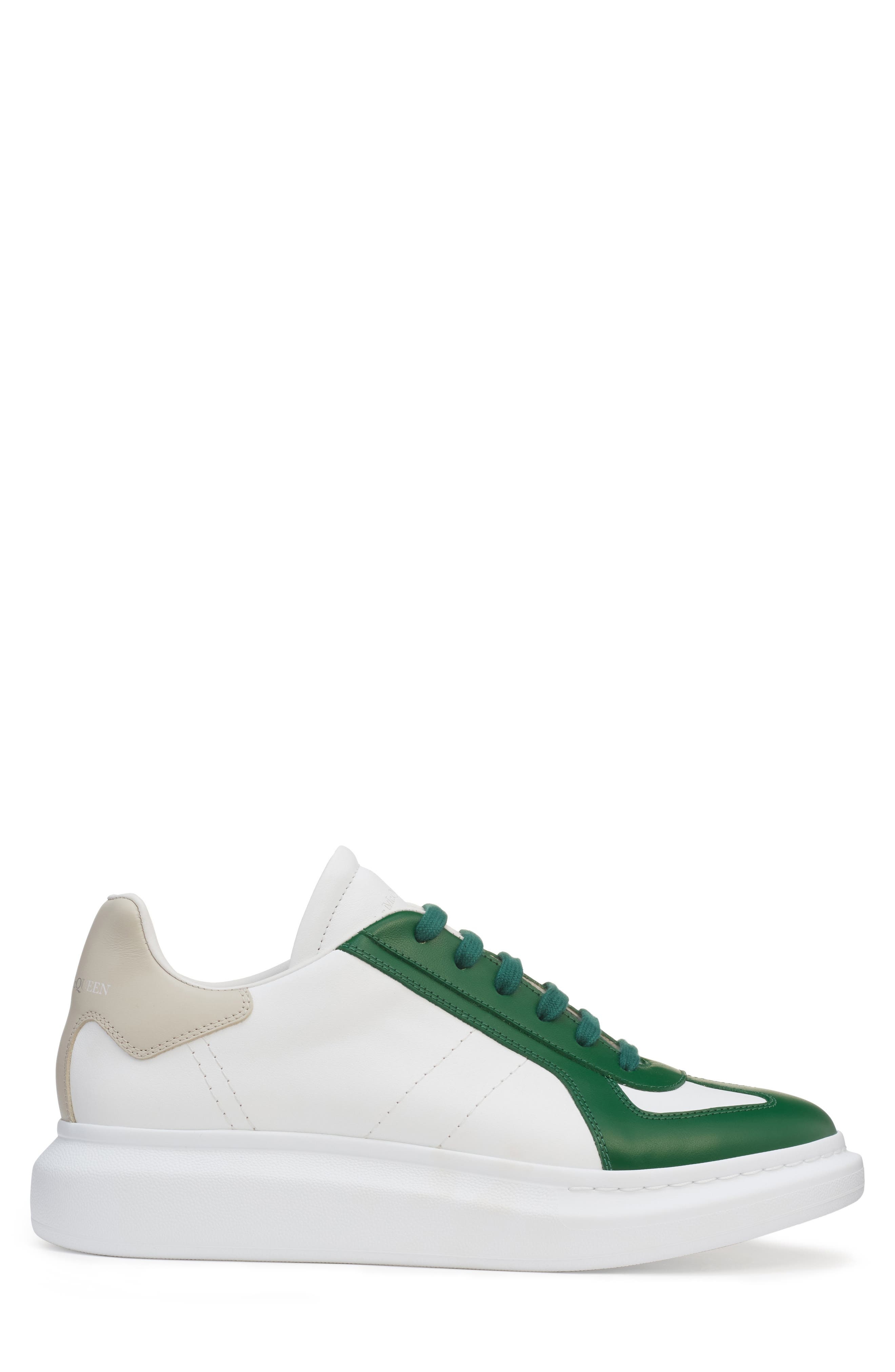 McQueen Retro Sneaker in White/green at Nordstrom - 3