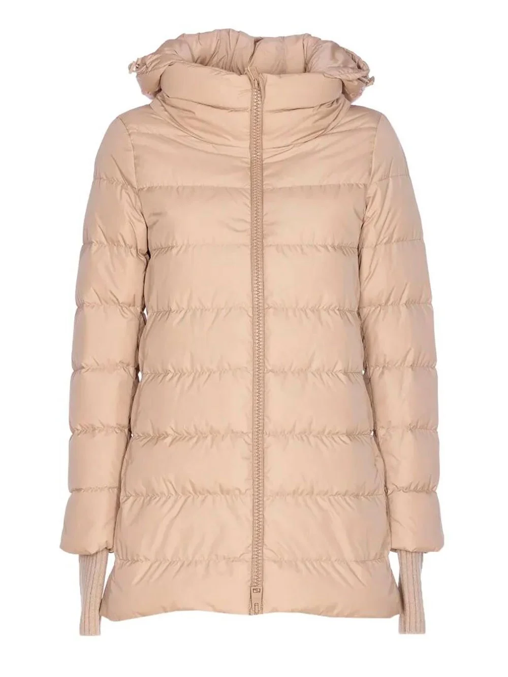 HOODED ZIP-UP PADDED JACKET - 1