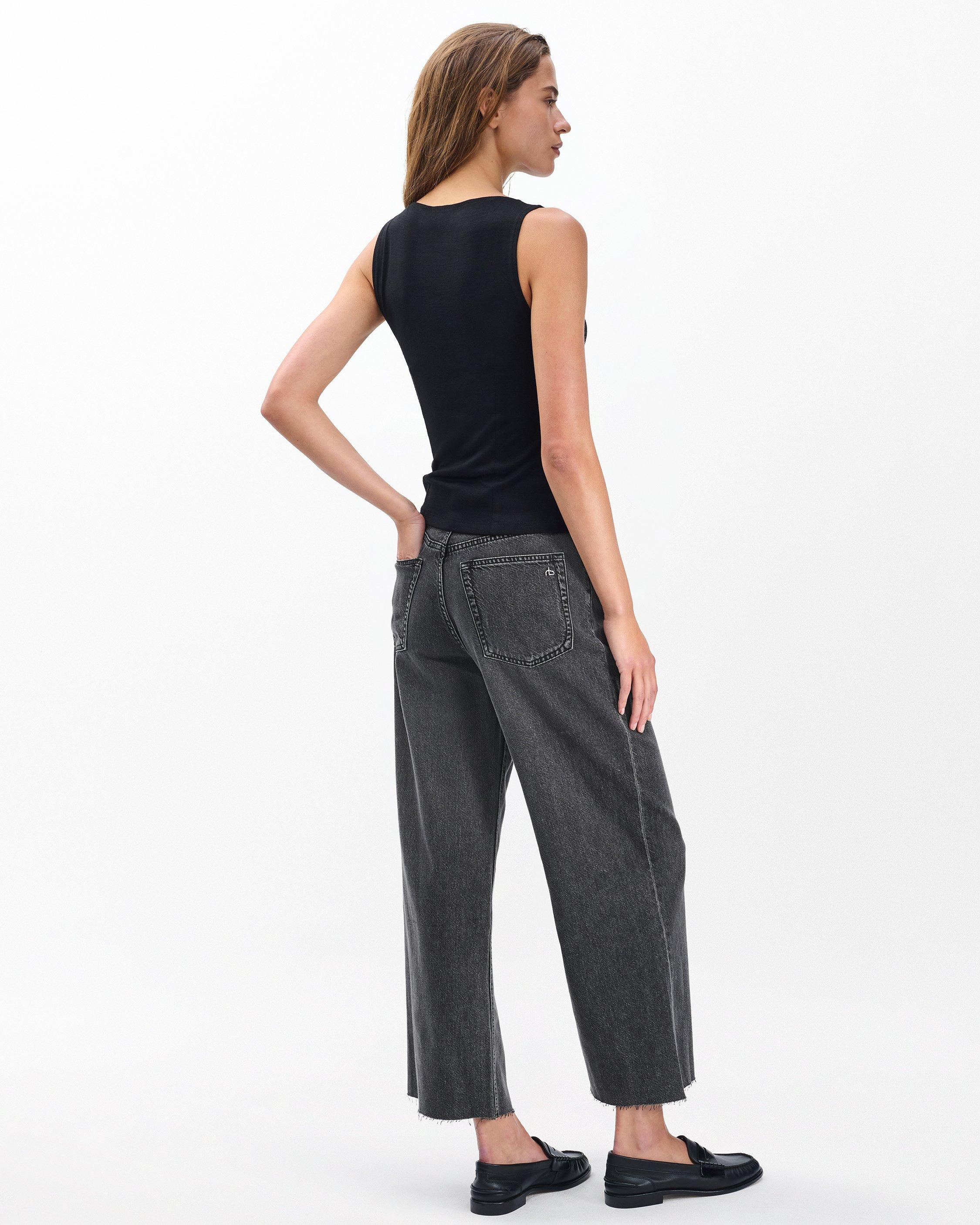 Andi Ankle Wide-Leg Jeans
Featherweight in Raven - 7