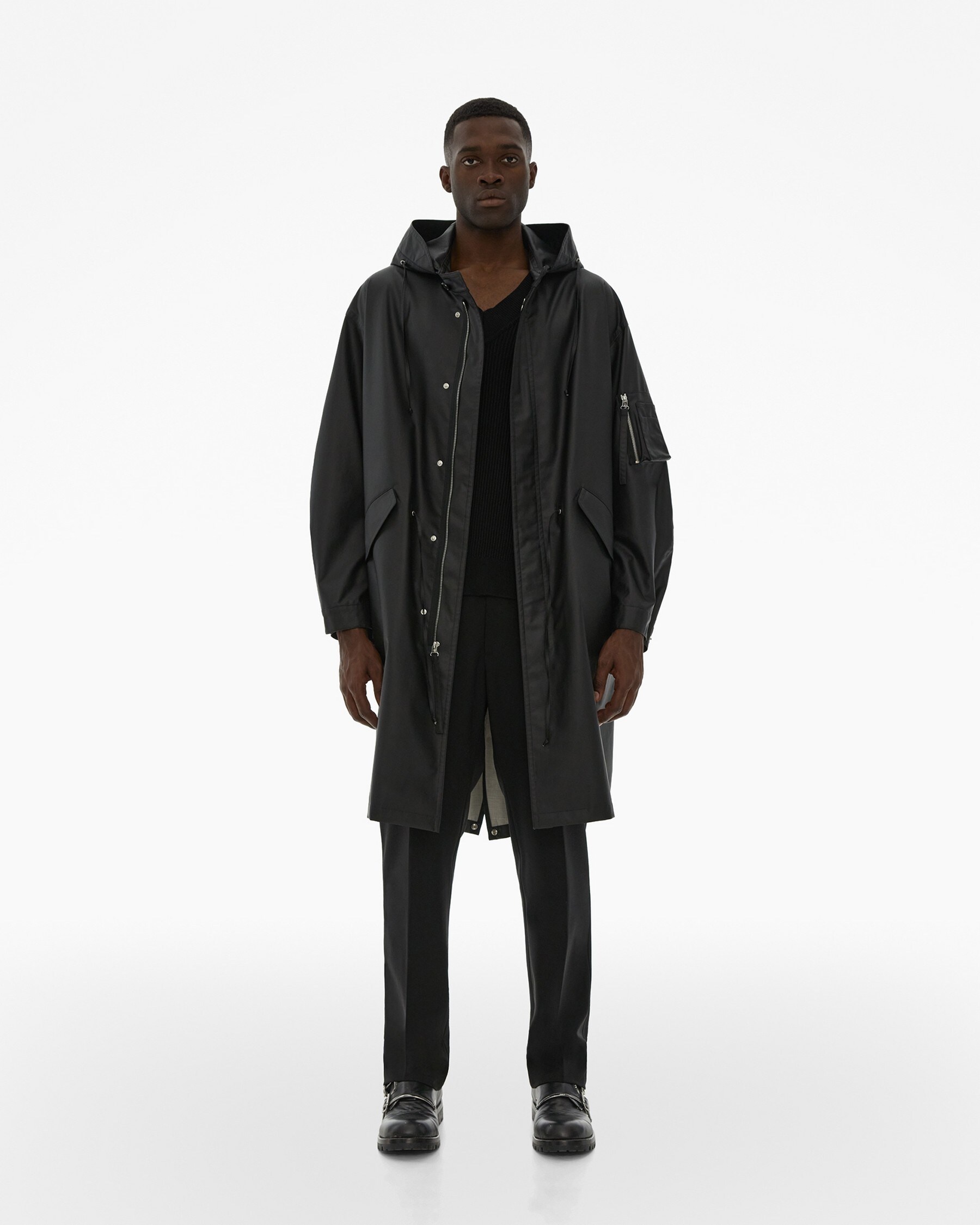 RUBBER LOGO PARKA - 2